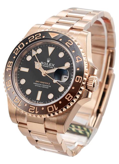 rolex gmt rose gold|rose gold rolex watch price.